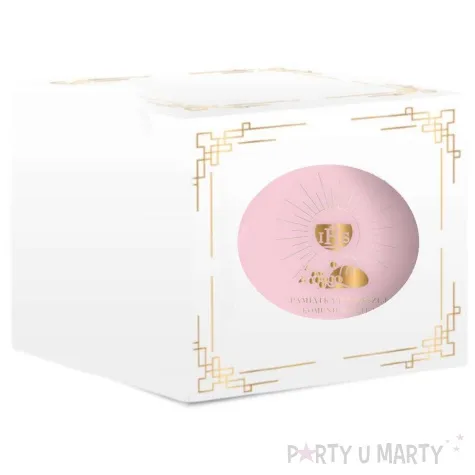 skarbonka pamiatka komunii swietej ihs chleb i winogrona swinka rozowy bgtech