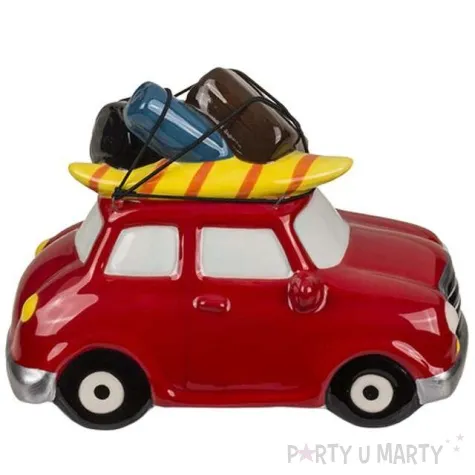 skarbonka samochod na wakacje ceramiczna kemis