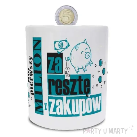 skarbonka walec moj pierwszy milion bgtech