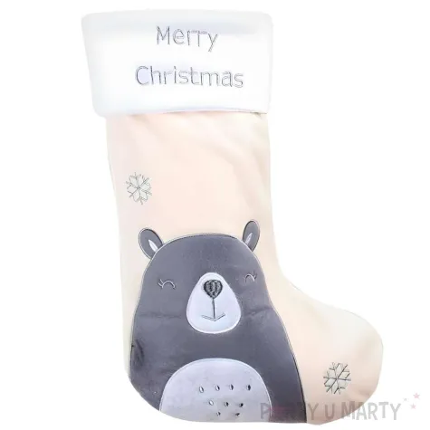 skarpeta na prezenty mis kremowy godan 42 cm