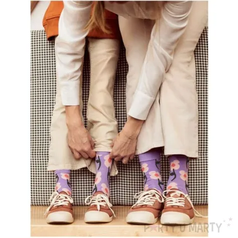 skarpetki kwiaty damskie partydeco rozm 31 34 1 par