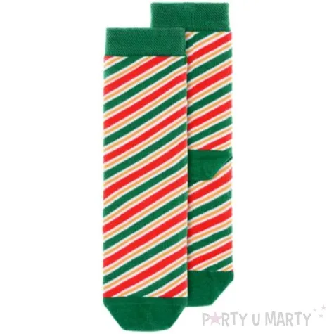 skarpetki swiateczne paski rozm 31 34 partydeco 1 para