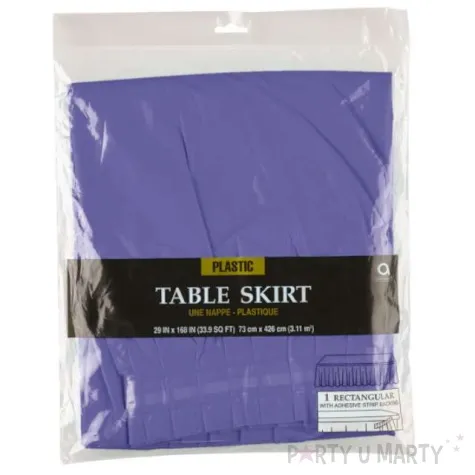 skirting classic fioletowy jasny amscan 426 cm x 73 cm