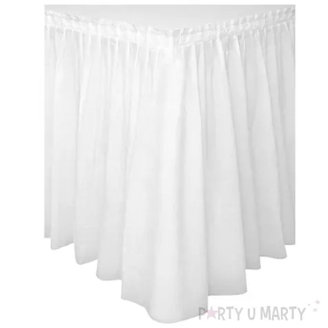 skirting foliowy amscan classic bialy 73x426 cm
