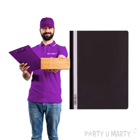 skoroszyt miekki bez perforacji czarny d rect