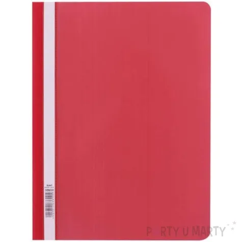 skoroszyt miekki bez perforacji czerwony d rect