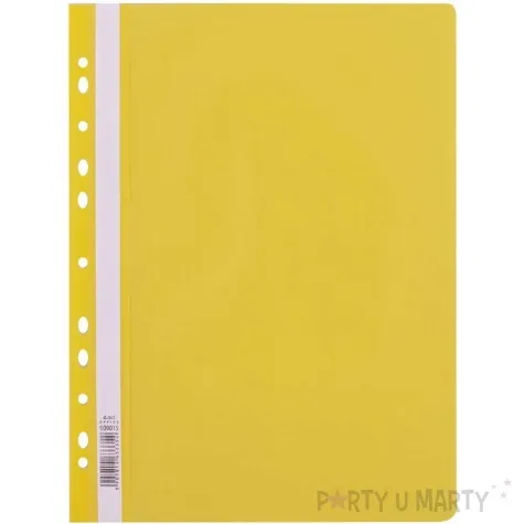 skoroszyt miekki z perforacja zolty d rect