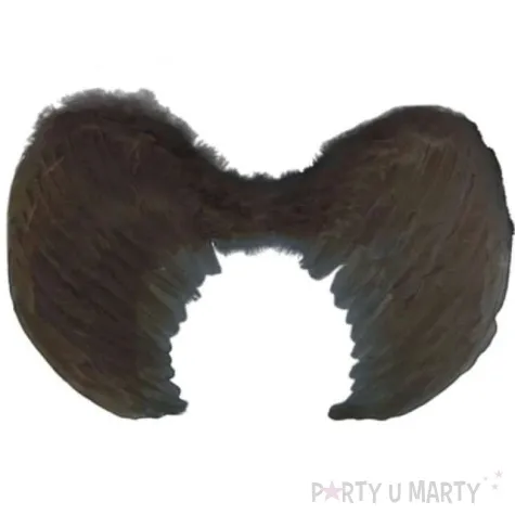 skrzydla aniol czarny partytino 54x36 cm