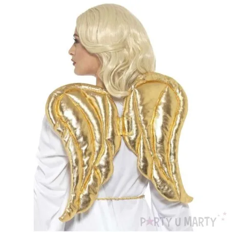 skrzydla aniol deluxe gold zlote smiffys 50x40 cm