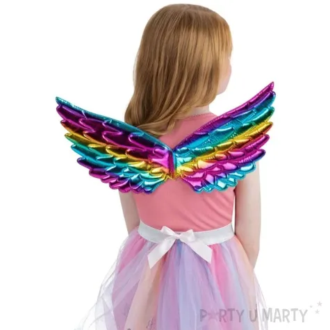 skrzydla magiczny jednorozec teczowy smiffys 40x20 cm