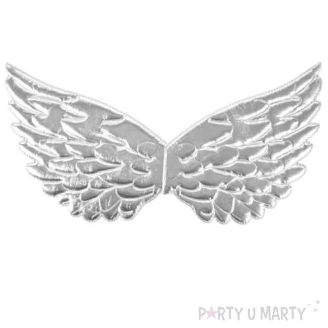 skrzydla srebrny aniol materialowe arpex 42 x 20 cm