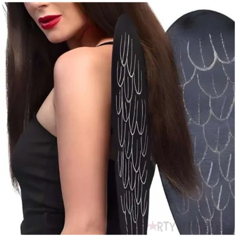 skrzydla upadly aniol czarny boland 53 x 54 cm