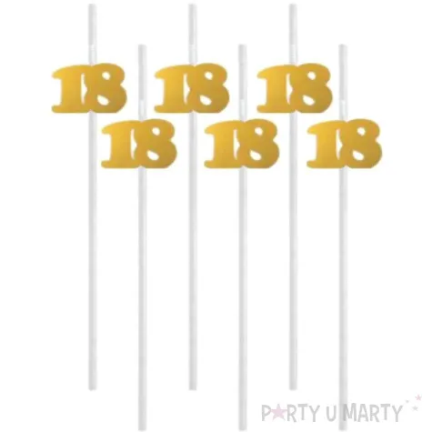 slomki 18 21 cm zlote 6 szt