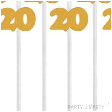 slomki 20 21 cm zlote 6 szt