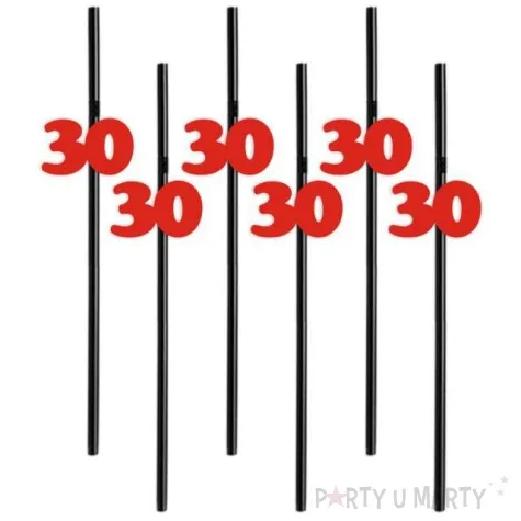 slomki 30 21 cm czerwone 6 szt