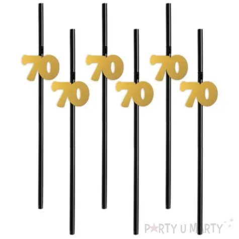 slomki 70 21 cm zlote 6 szt