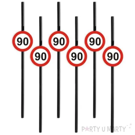 slomki 90 traffic birthday 21 cm 6 szt