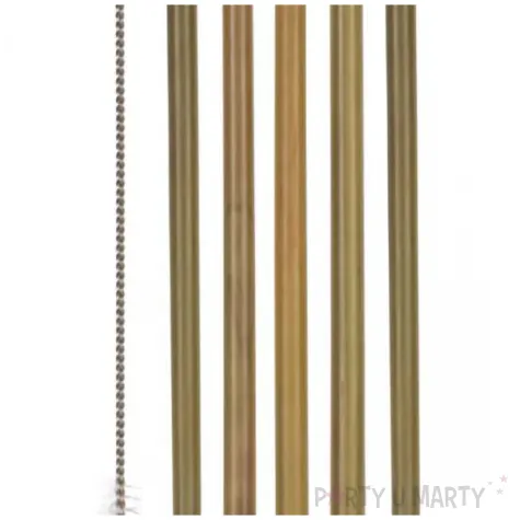 slomki bambusowe zestaw ze szczoteczka naturalne ootb 5 szt