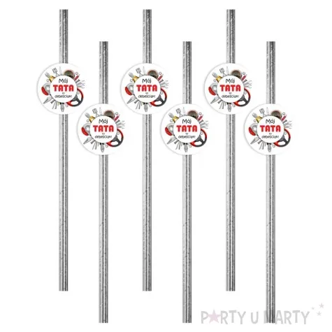 slomki dzien ojca moj tata to debesciak srebrny metalik 6 szt