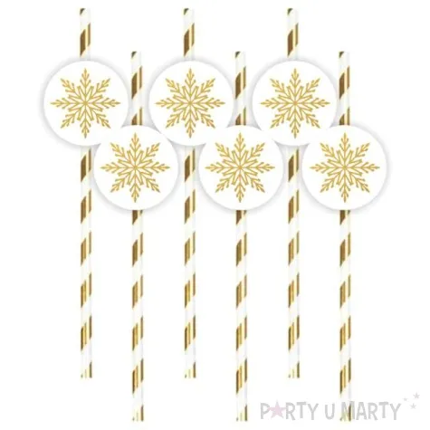 slomki glamour geometryczne sniezynki 19 5 cm 6 szt