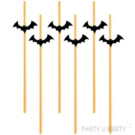 slomki halloween nietoperz 24 cm 6 szt