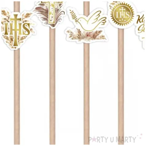 slomki komunia ihs boho kraftowe 6 szt