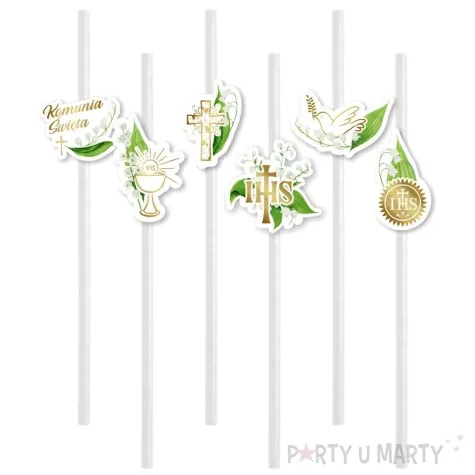 slomki komunia ihs konwalie biale 6 szt
