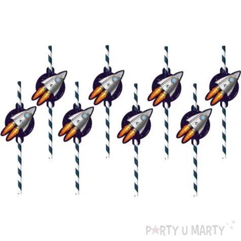 slomki kosmiczne statki 19 5 cm amscan 8 szt