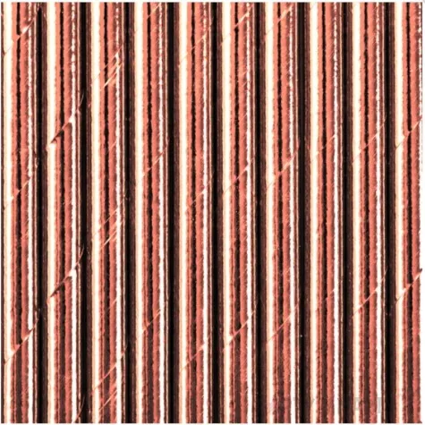 slomki metaliczne rozowe zloto 20 cm 10 szt