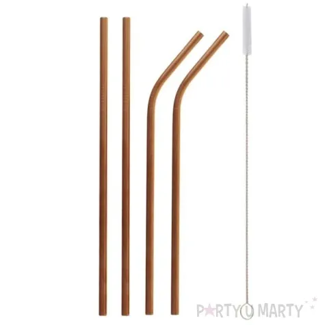 slomki metalowe zestaw mieszany rozowe zloto godan 4 szt