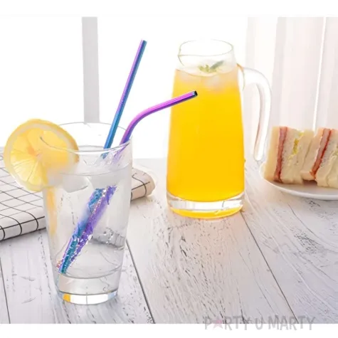 slomki metalowe zestaw proste i lamane teczowy godan 8 szt