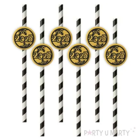 slomki nowy rok 2023 kolo zlote 19 5 cm 6 szt