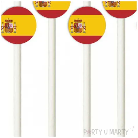 slomki panstwa swiata hiszpania 19 5 cm 6 szt