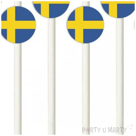 slomki panstwa swiata szwecja 19 5 cm 6 szt