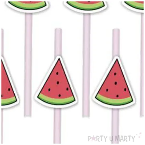slomki papierowe arbuzy summer party 20 cm partypal 8 szt