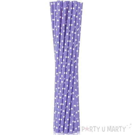 slomki papierowe bio grochy fioletowy godan 19 7 cm 12 szt