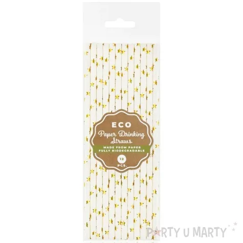 slomki papierowe bio gwiazdki zlote godan 19 7 cm 12 szt
