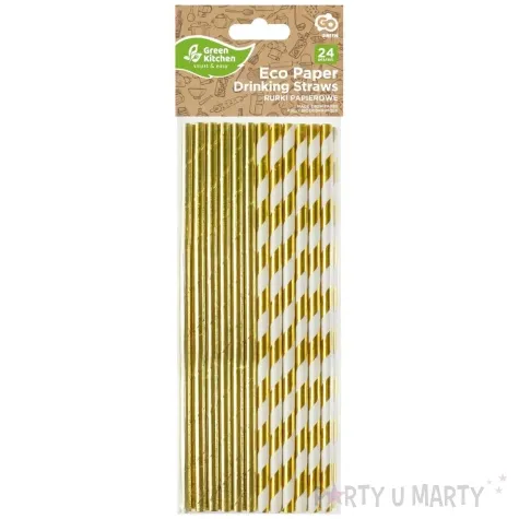 slomki papierowe bio mix zloty godan 19 7 cm 24 szt