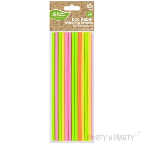 slomki papierowe bio neonowe mix godan 19 7 cm 24 szt