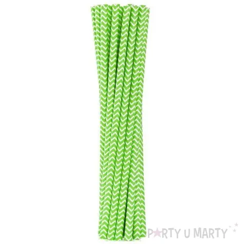 slomki papierowe bio paski limonkowy godan 19 7 cm 12 szt