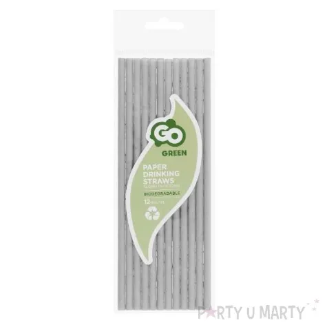 slomki papierowe bio szary godan 19 7 cm 12 szt