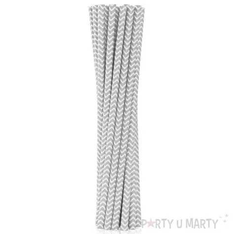 slomki papierowe bio szlaczki srebrny godan 19 7 cm 12 szt