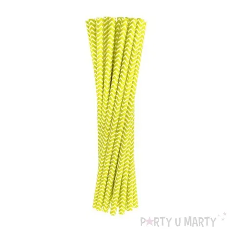 slomki papierowe bio szlaczki zolty godan 19 7 cm 24 szt