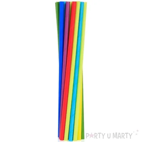 slomki papierowe bio teczowe mix godan 19 7 cm 250 szt