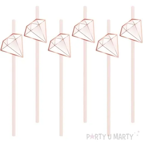 slomki papierowe diamenty pastelowe partypal 19 7 cm 6 szt