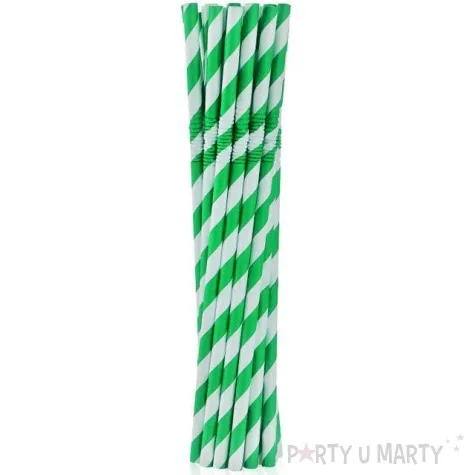 slomki papierowe lamane bio paski zielone godan 20 cm 12szt