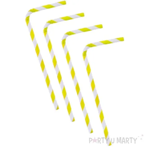 slomki papierowe lamane bio paski zolty godan 20 cm 12 szt