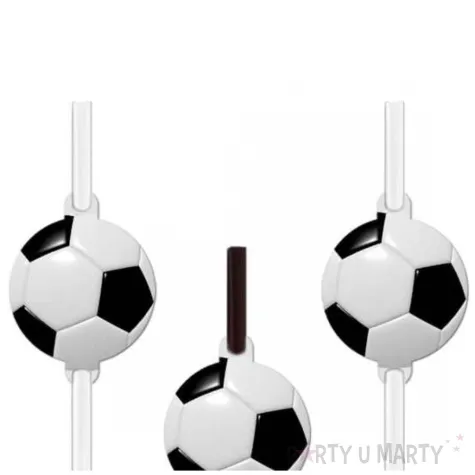 slomki papierowe pilka nozna bialo czarny congee 20 cm 6 szt