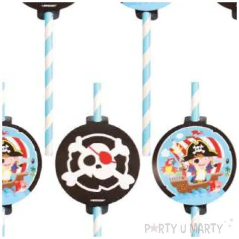 slomki papierowe piracka przygoda amscan 8 szt