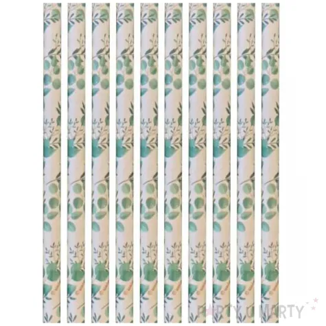 slomki papierowe rosliny botanical unique 22 cm 10 szt